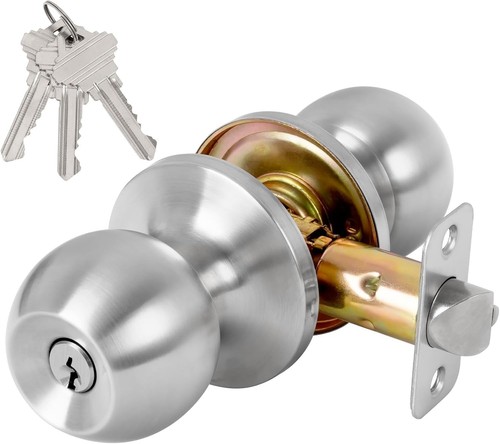 Keyed entry door - keyed, knob